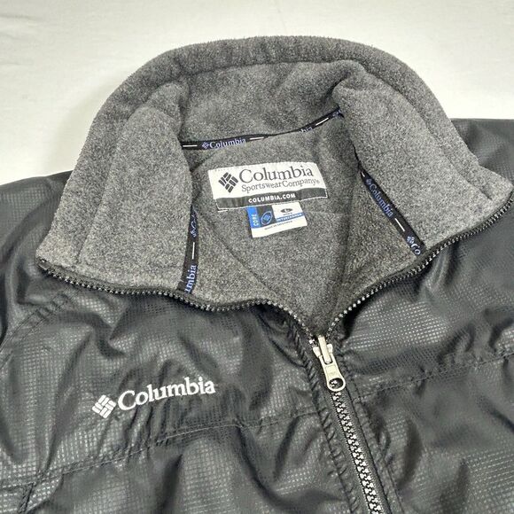 Columbia Jacket Men's L Black Core Interchange Full Zip Insulated Outdoor Coat - Picture 2 of 15